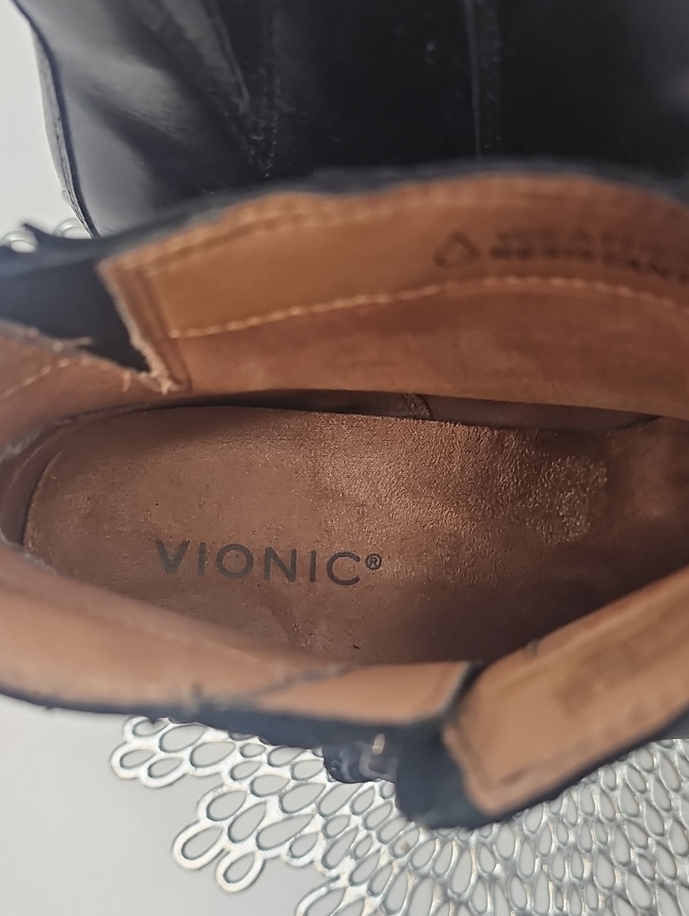 Vionic Black Weather Resistant Booties. - Picture 3 of 14